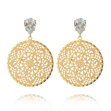 Alexandra Earrings Crystal