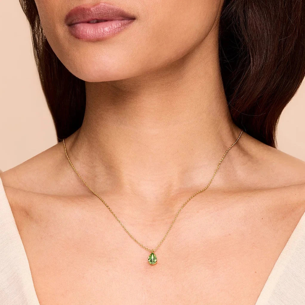 Birthstone Necklace / Peridot August
