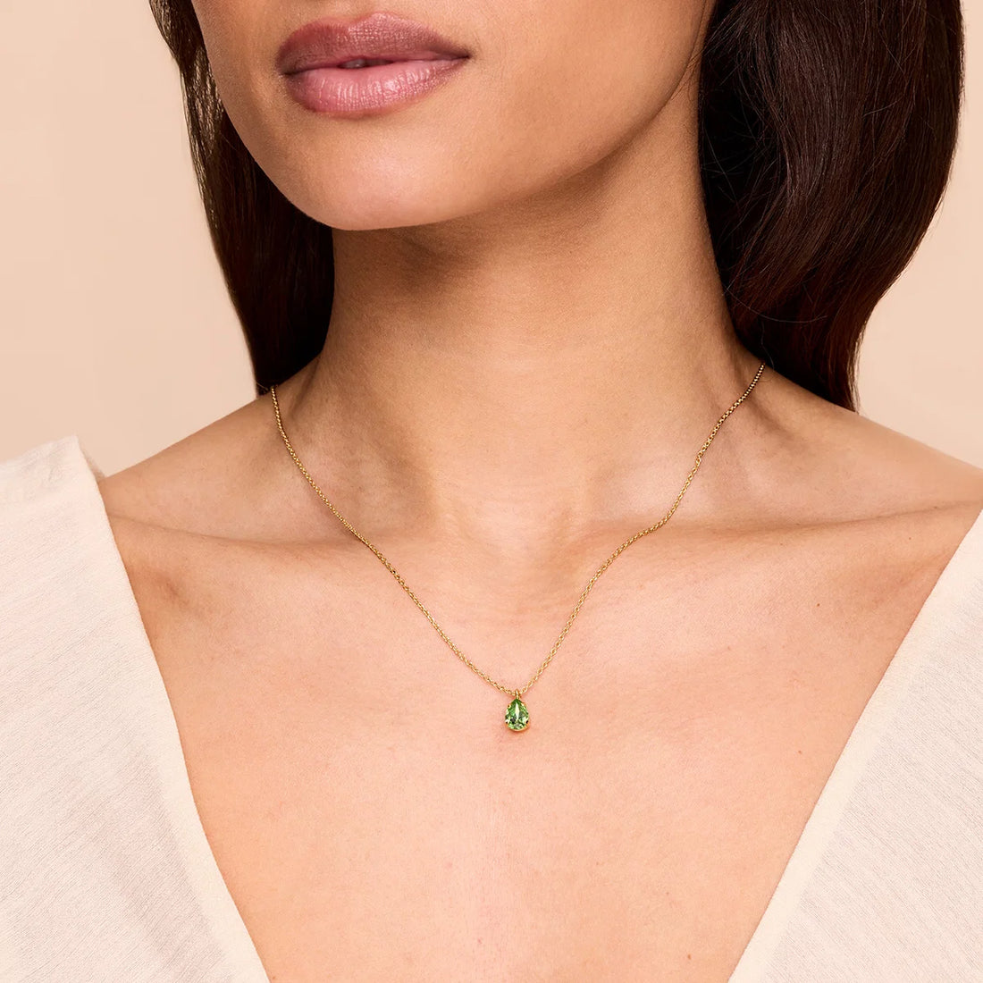 Childhood Birthstone Necklace / August