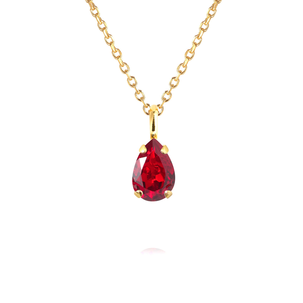 Birthstone Necklace / Light Siam January
