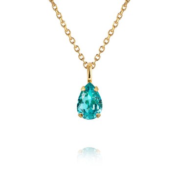 Birthstone Necklace / Light Turquoise December