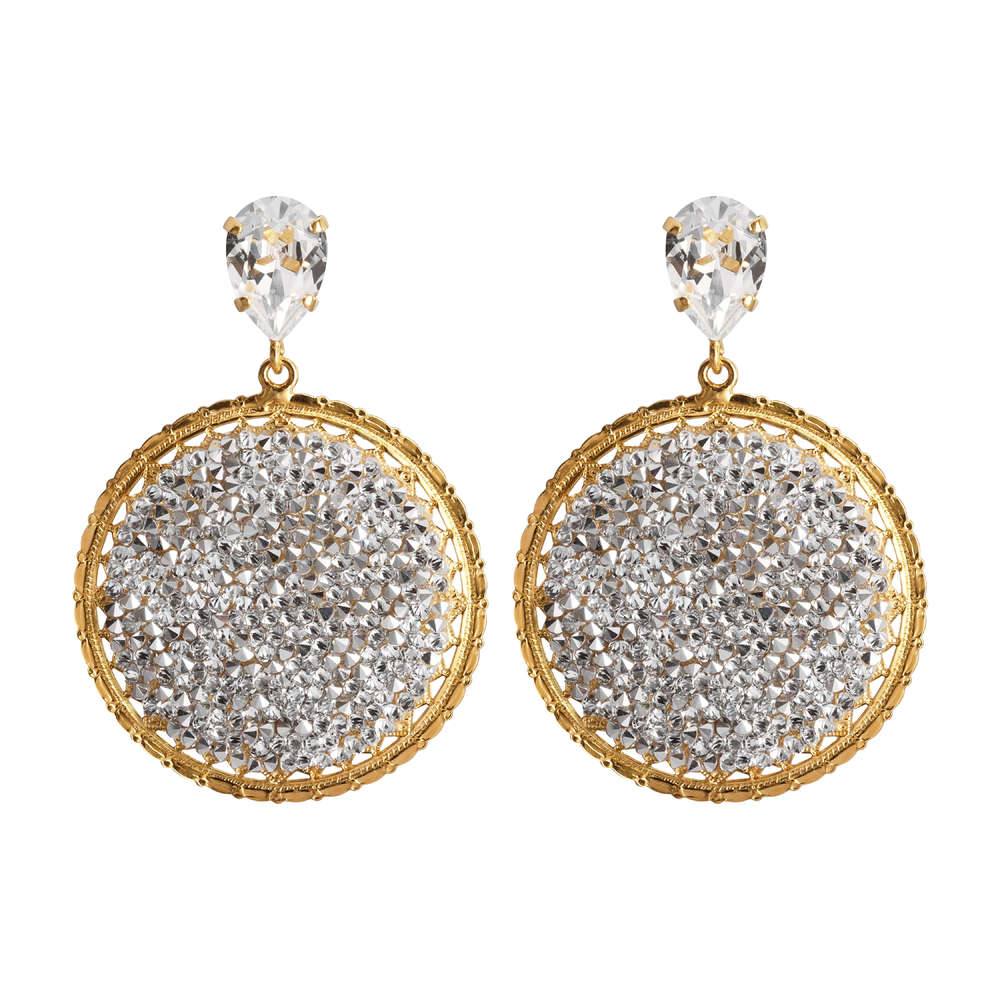 Crystal Rocks Earrings Crystal