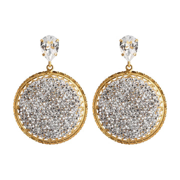 Crystal Rocks Earrings Crystal