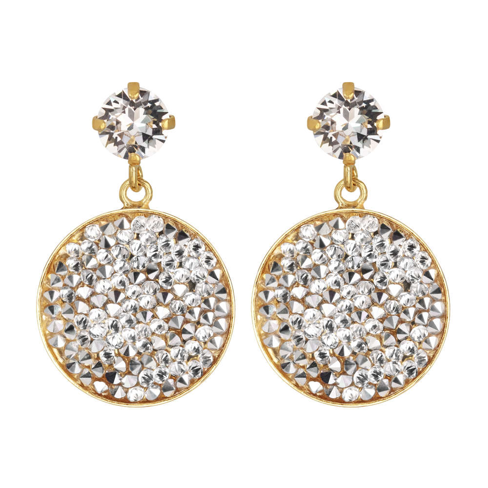 Chloe Rocks Earrings Crystal