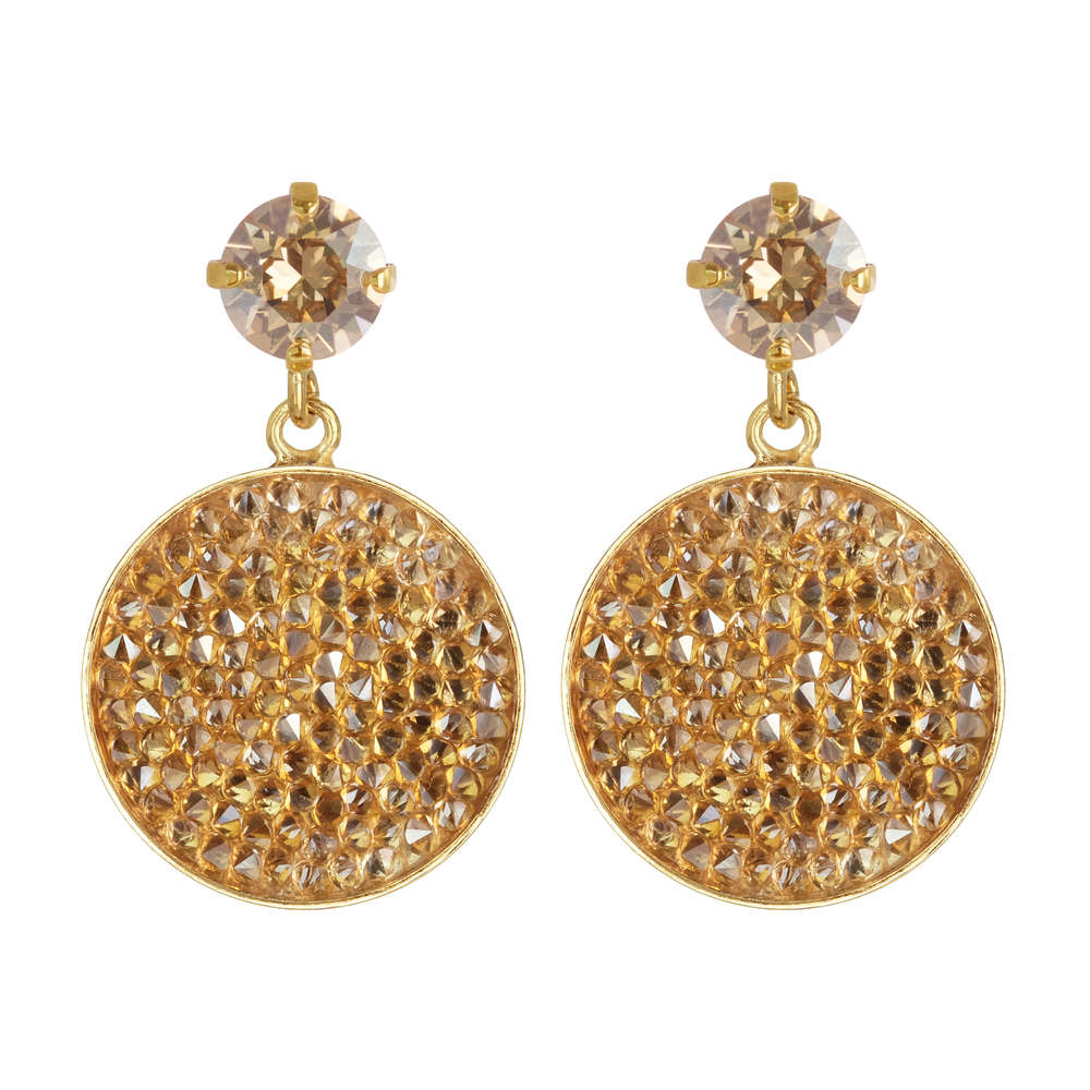 Chloe Rocks Earrings Golden Shadow