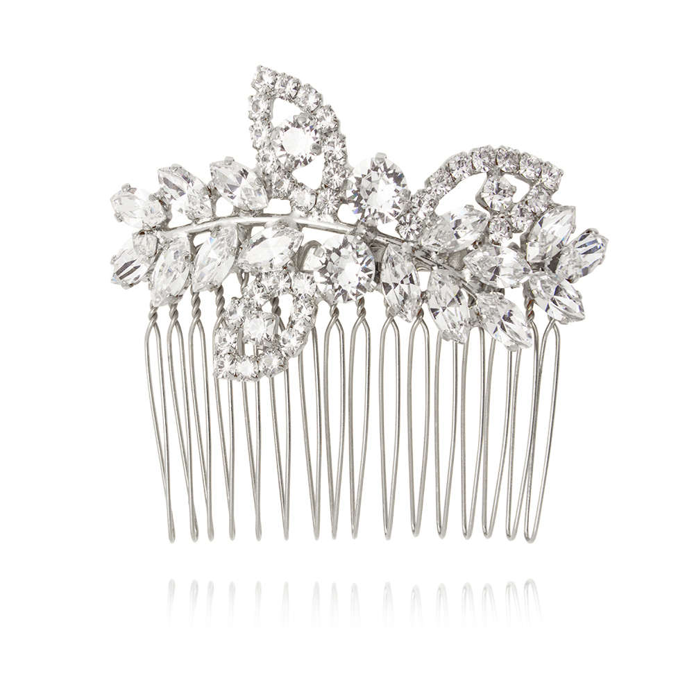 Best Day Ever Hairpin Crystal Rhodium