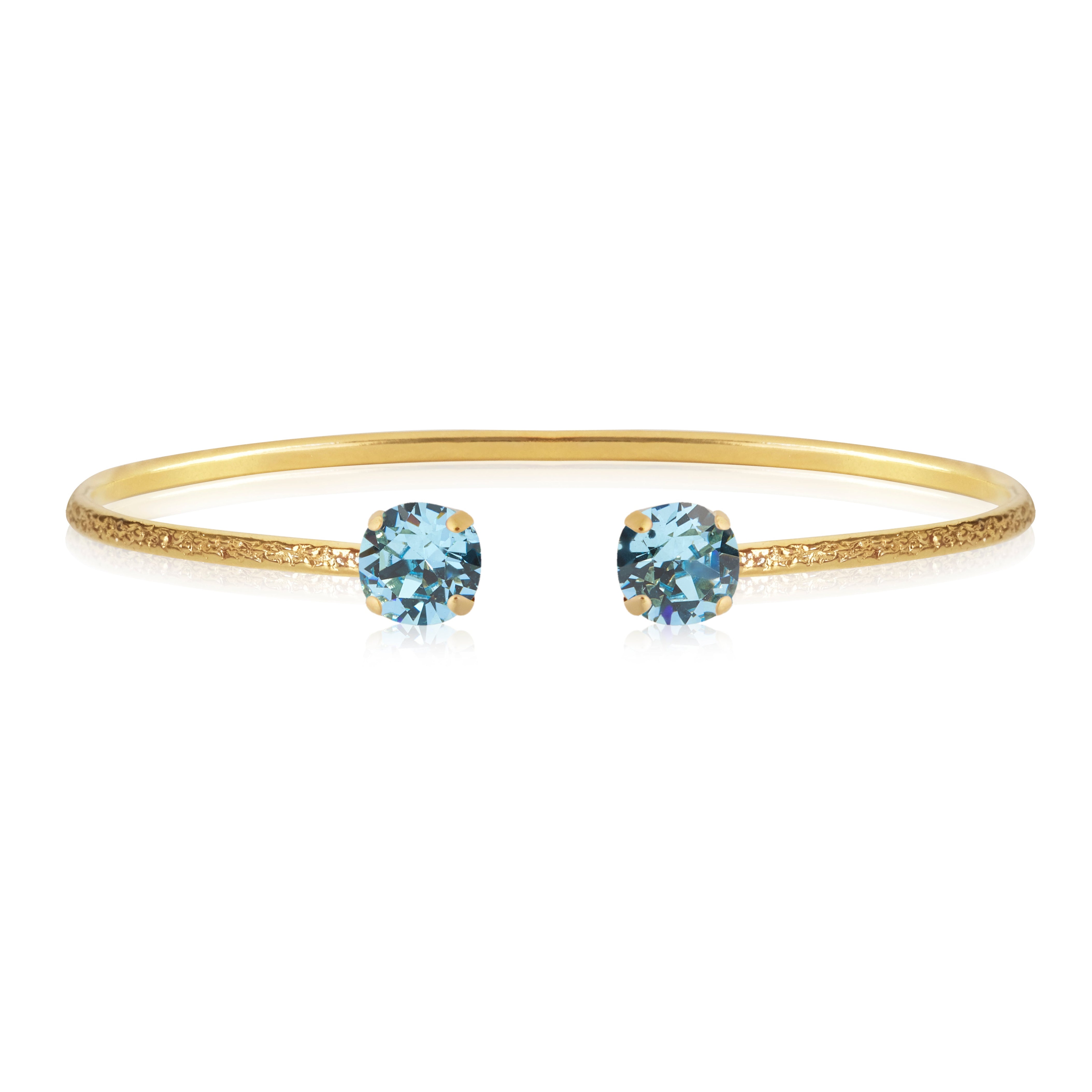 Classic Stud Bracelet Aquamarine