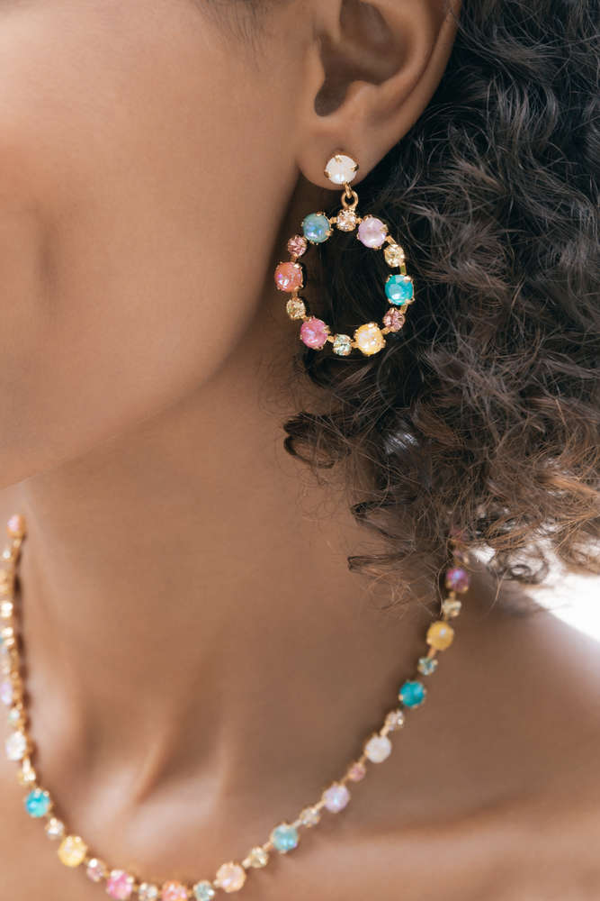 Calanthe Earrings Crystal