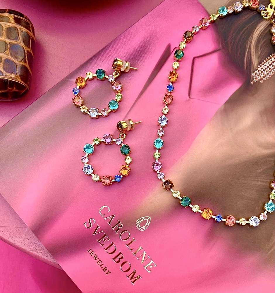 Calanthe Necklace Rainbow