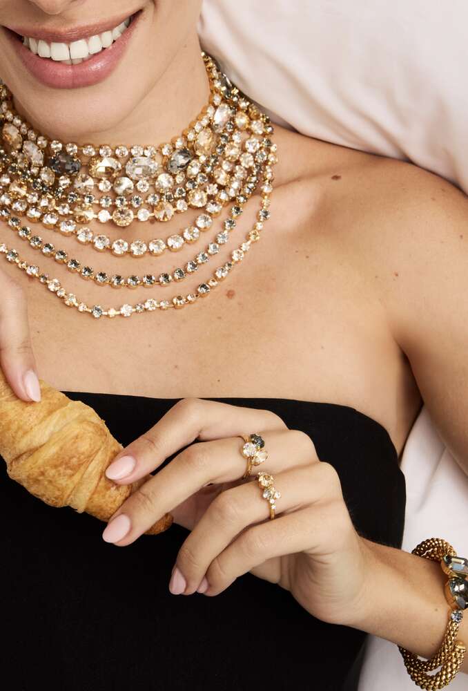 Stardust Ring Black Golden Combo