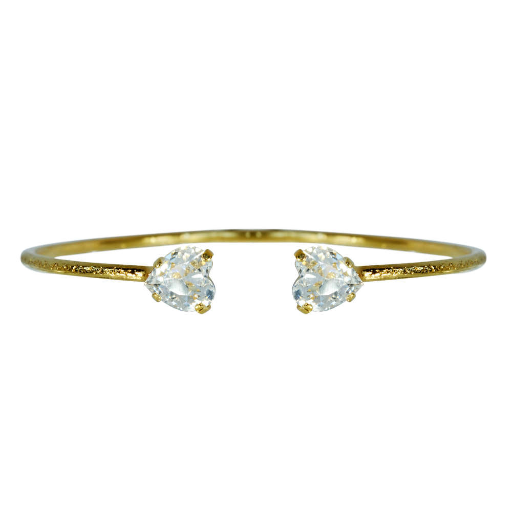 Girls Heart Bracelet Crystal xs