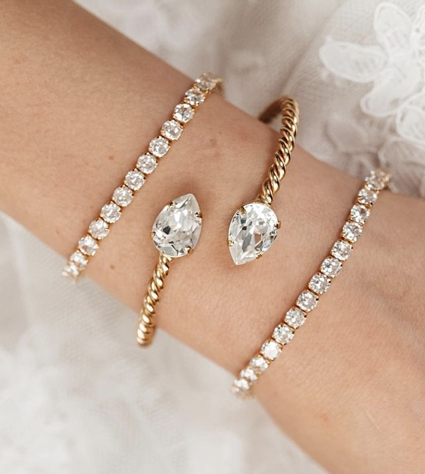 Mini Drop Bracelet Crystal