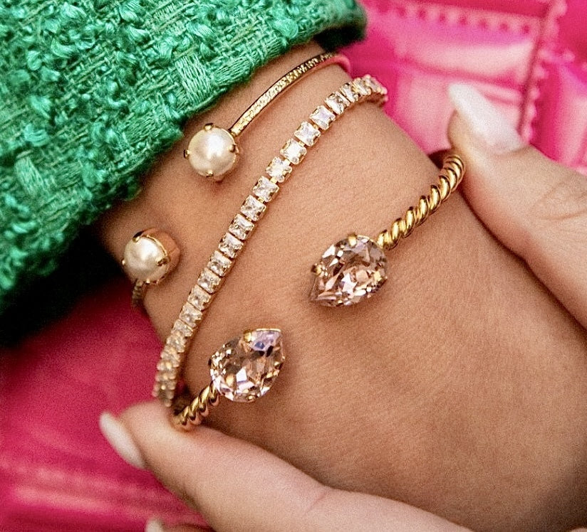 Mini Drop Bracelet Vintage Rose