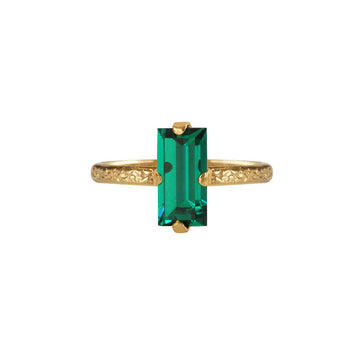 Baguette Ring Emerald