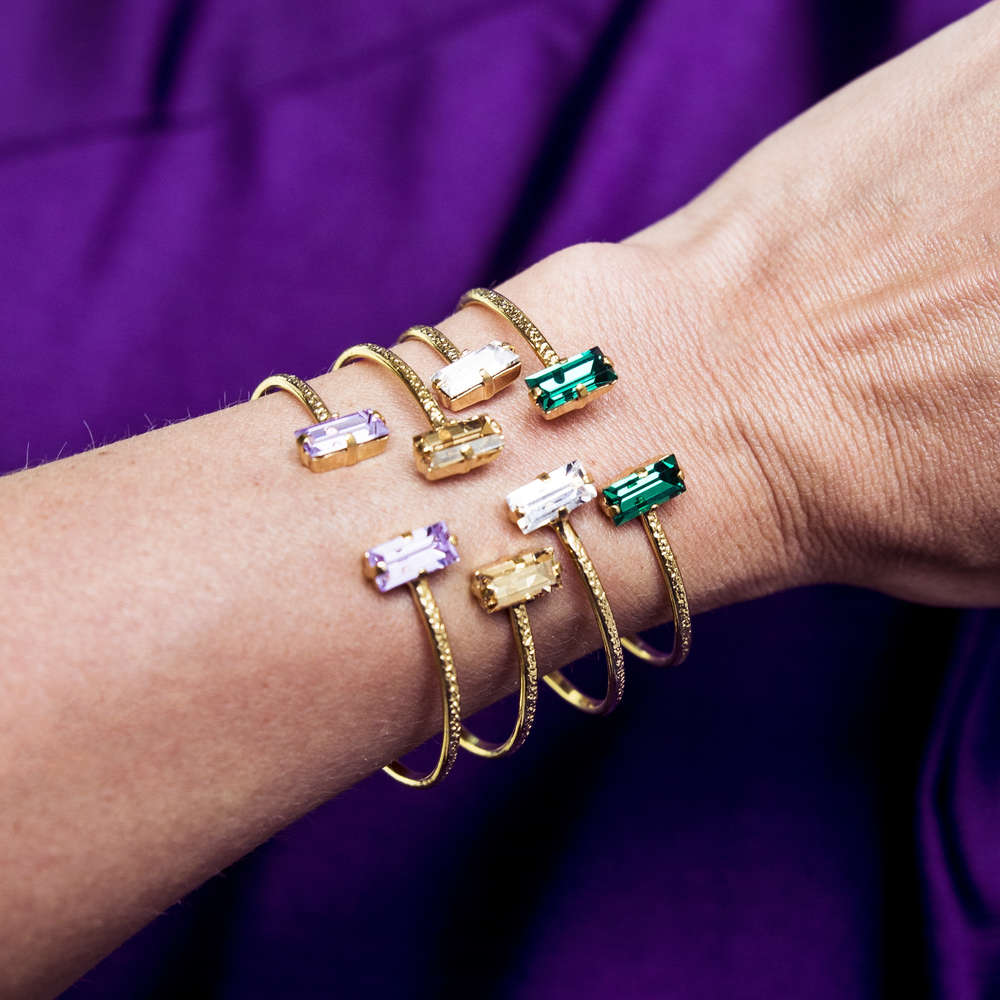 Baguette Bracelet Crystal