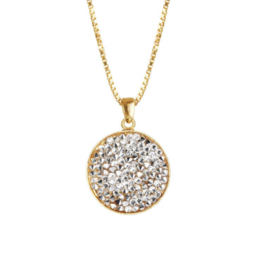 Chloe Rocks Necklace Crystal