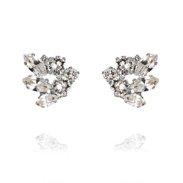 Cora Ear Cuffs Crystal Rhodium