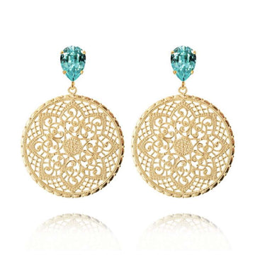 Alexandra Earrings Light Turquoise