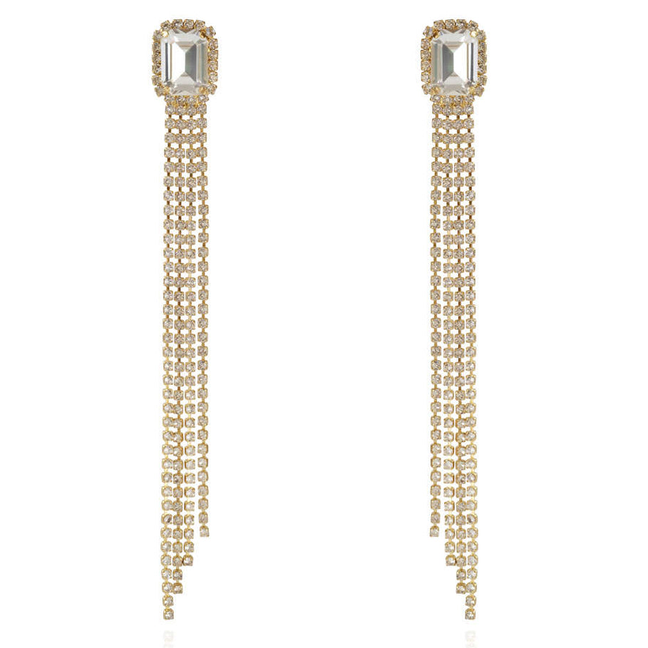 Ivy Earrings Crystal