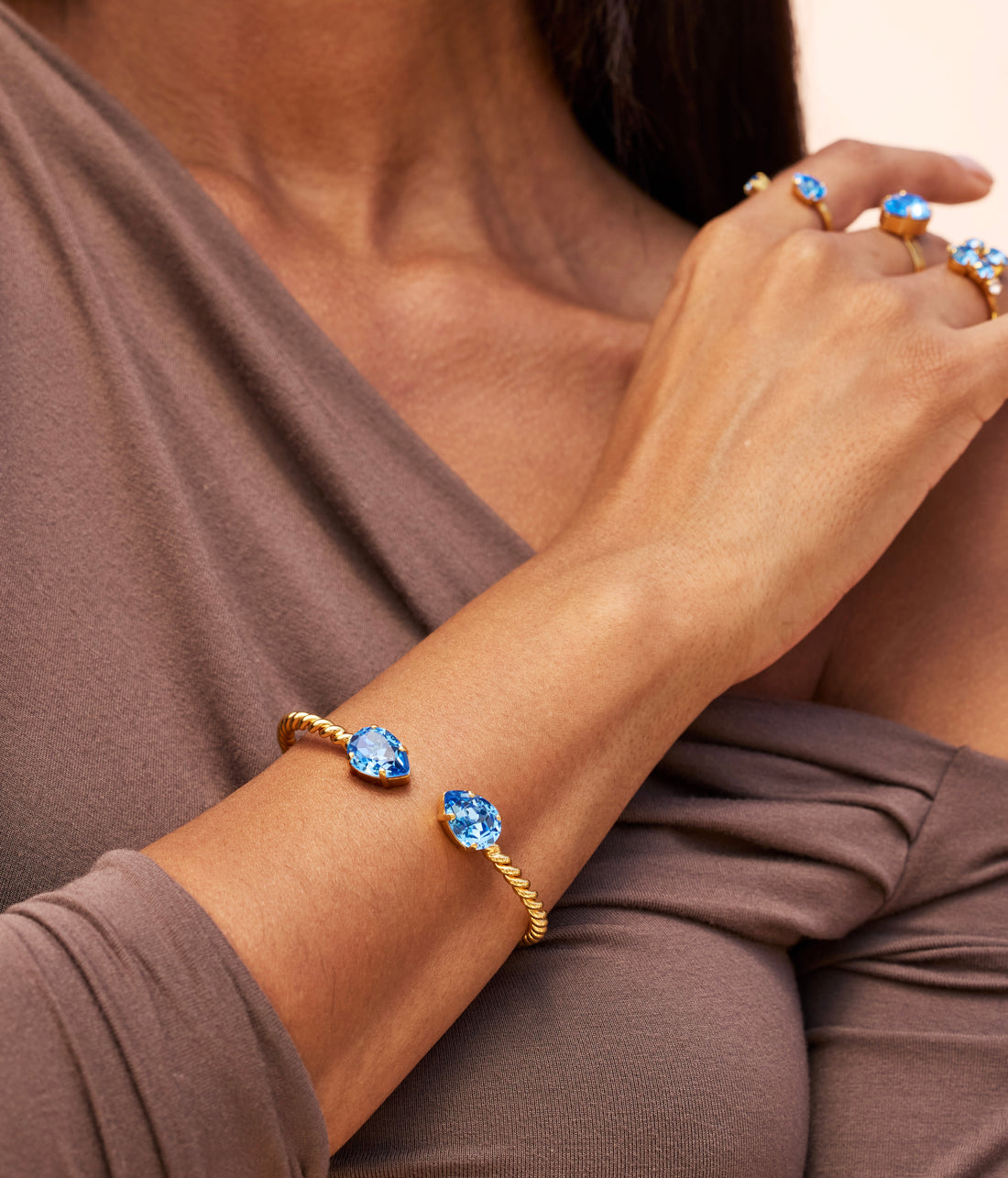 Mini Drop Bracelet ReCreated Ice Blue