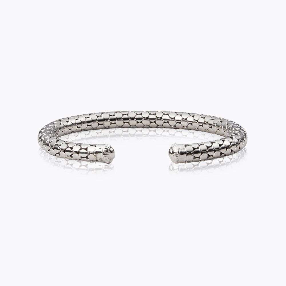 Men´s Snake Chain Bracelet Rhodium