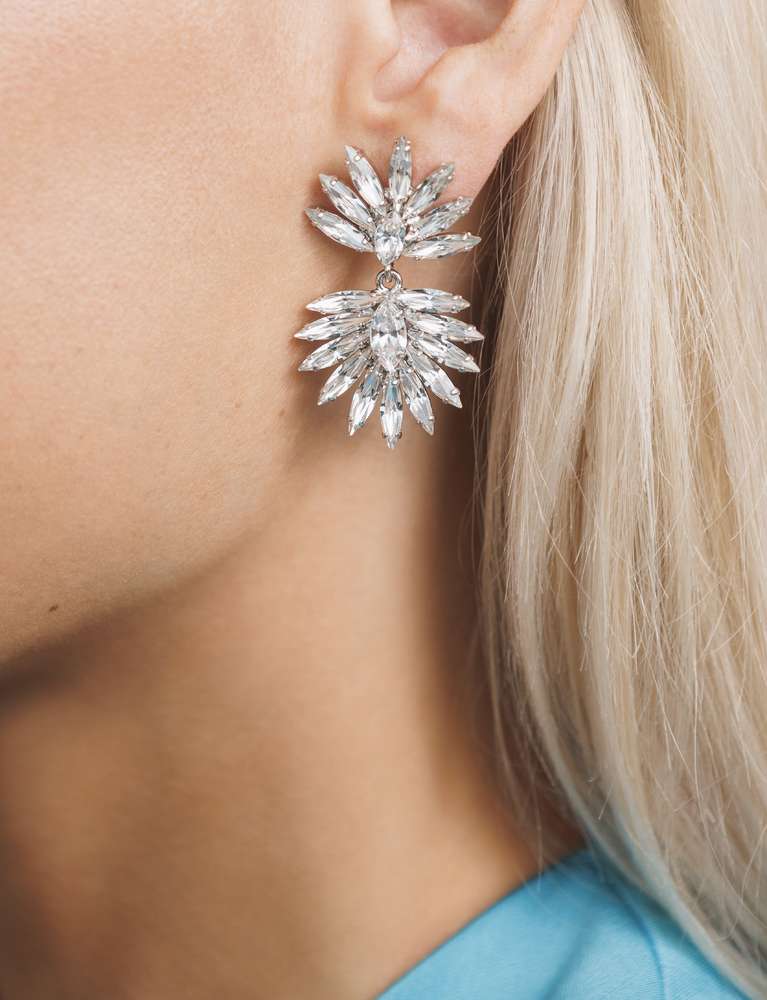 Mini Cina Earrings Crystal