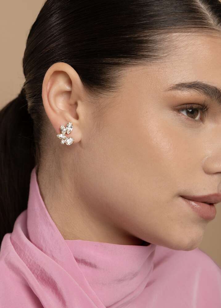 Clare Earrings Crystal