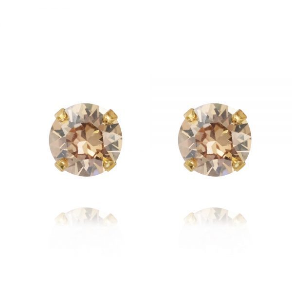 Classic Stud Earrings Golden Shadow