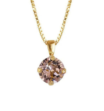 Classic Petite Stud Necklace Vintage Rose