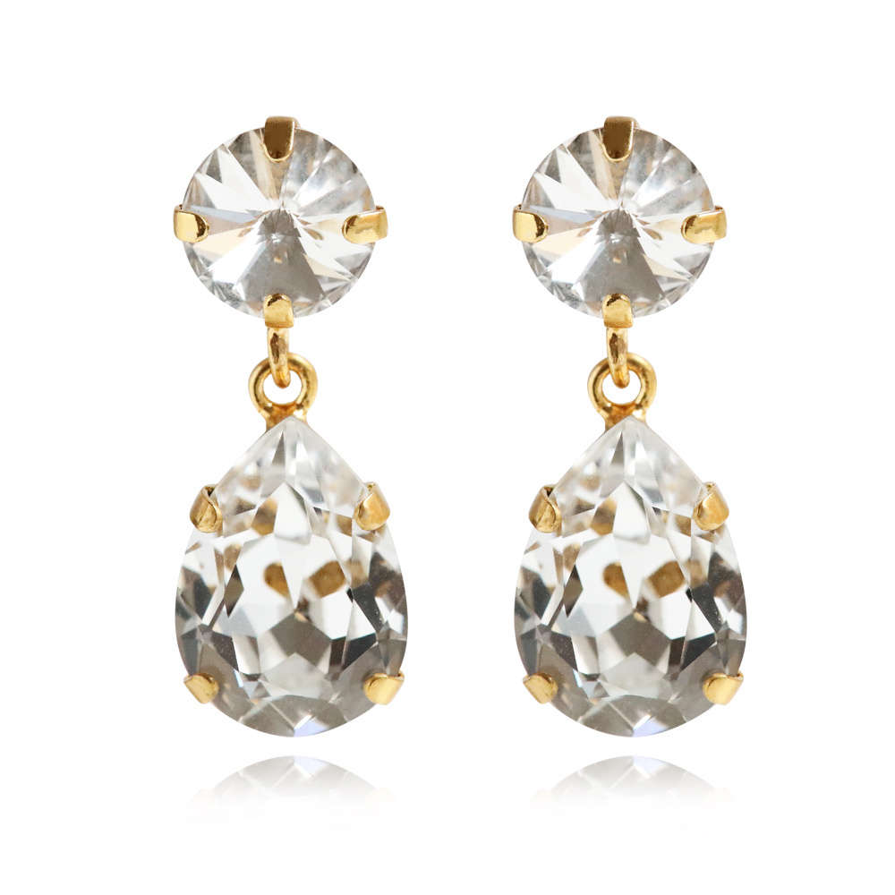 Classic Drop Earrings Crystal