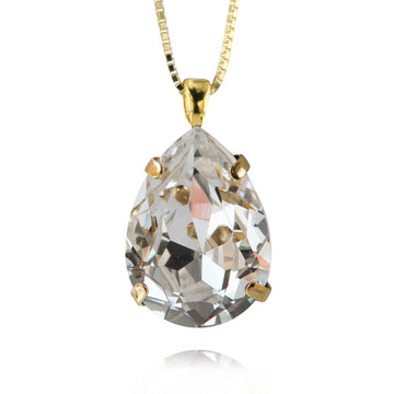 Classic Drop Necklace Crystal