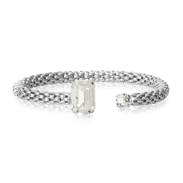 Daria Bracelet in Crystal Rhodium