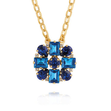 Diora Chain Necklace Recreated Blue