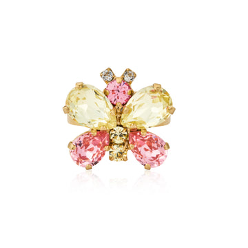 Butterfly Ring Light Rose/ Jonquil