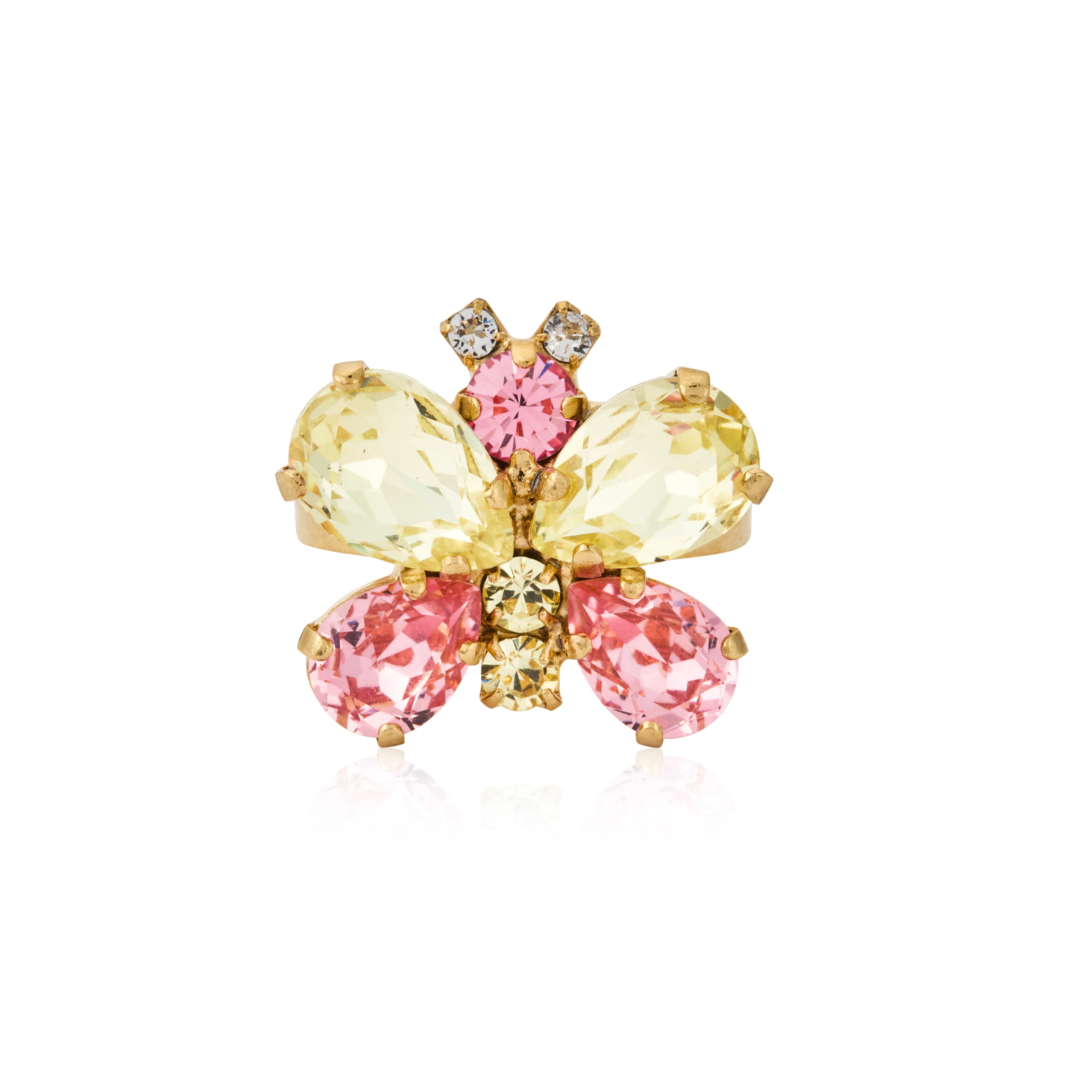 Butterfly Ring Light Rose/ Jonquil