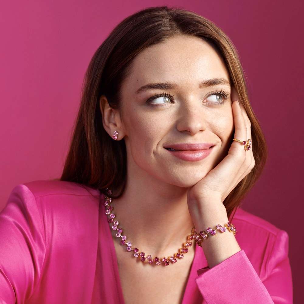 Fiona Necklace Rose Combo