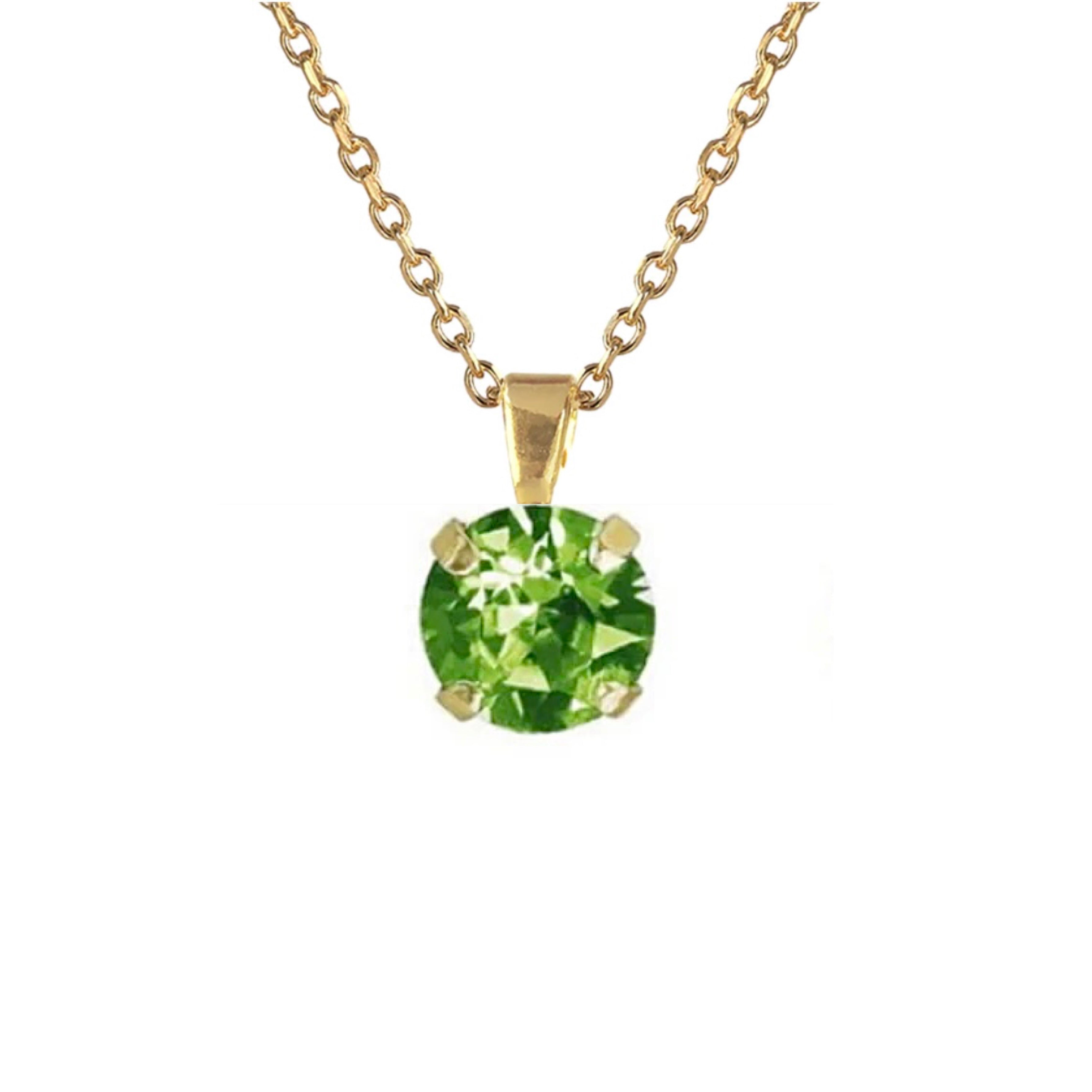 Classic Petite Necklace Peridot