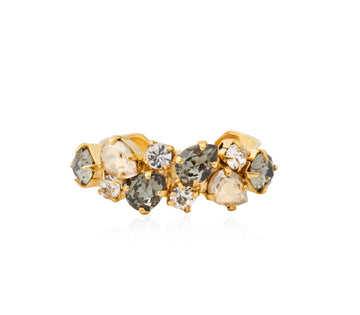 Gabriella Ring Black Golden