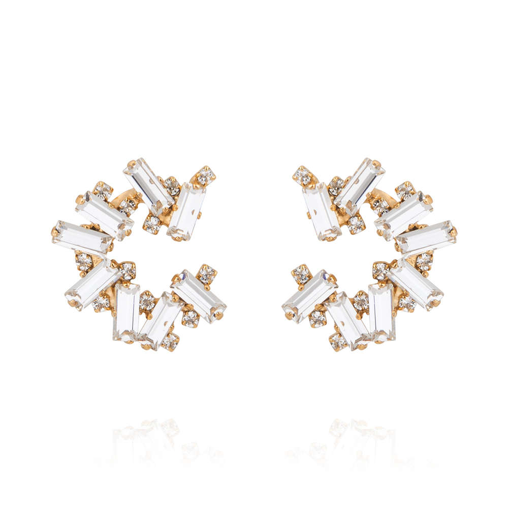 Gina Ear Cuffs Crystal