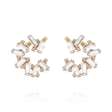 Gina Ear Cuffs Crystal