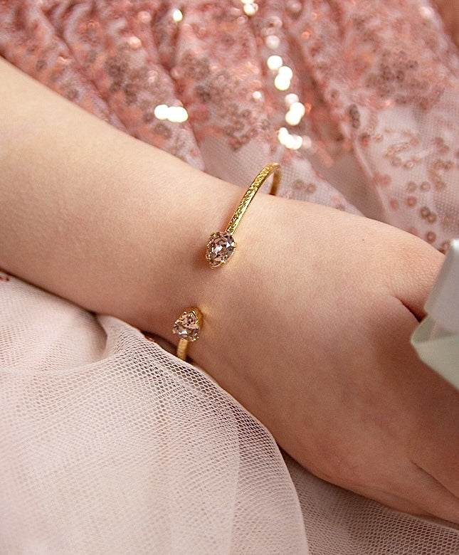 Girls Petite Drop Bracelet Vintage Rose xs