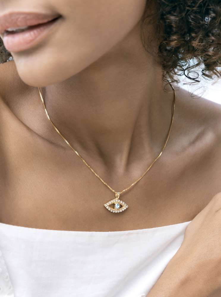 Greek Eye Necklace