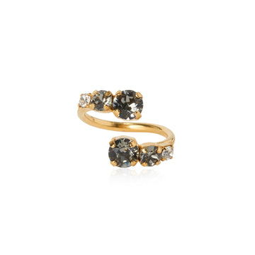 Halo Ring Black Diamond