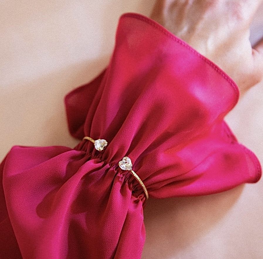 Valentina Heart Set Crystal