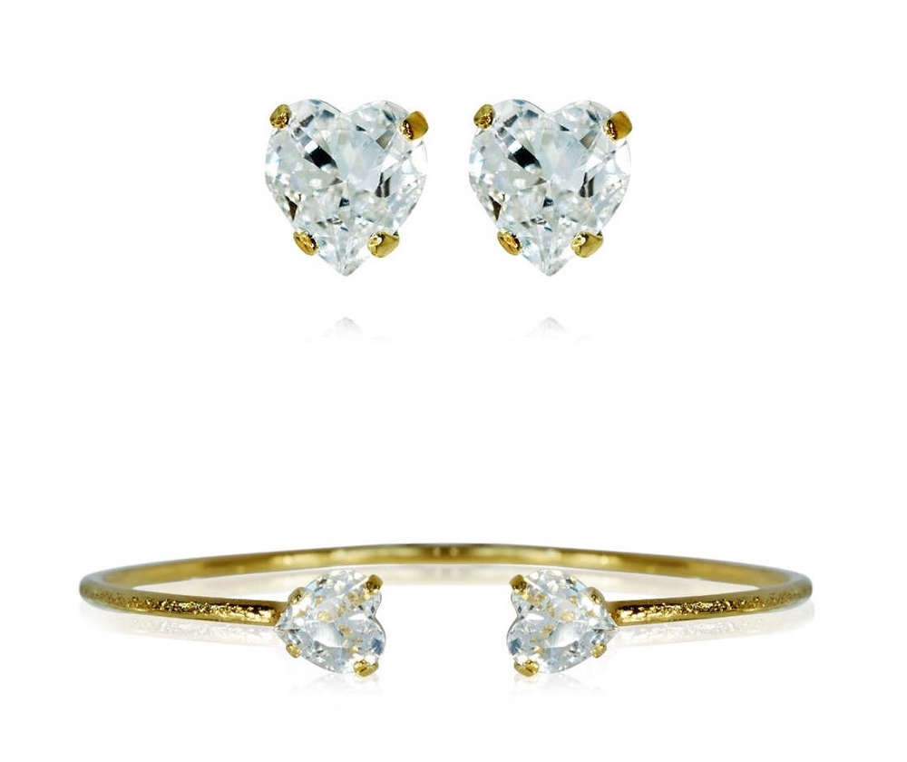 Valentina Heart Set Crystal