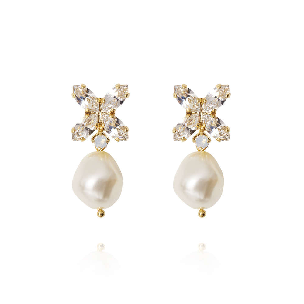 Honey Bee Earrings Crystal