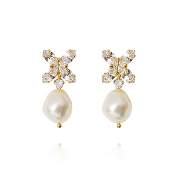 Honey Bee Earrings Crystal