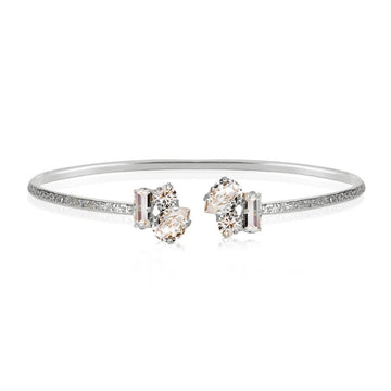 Isa Bracelet Crystal Rhodium