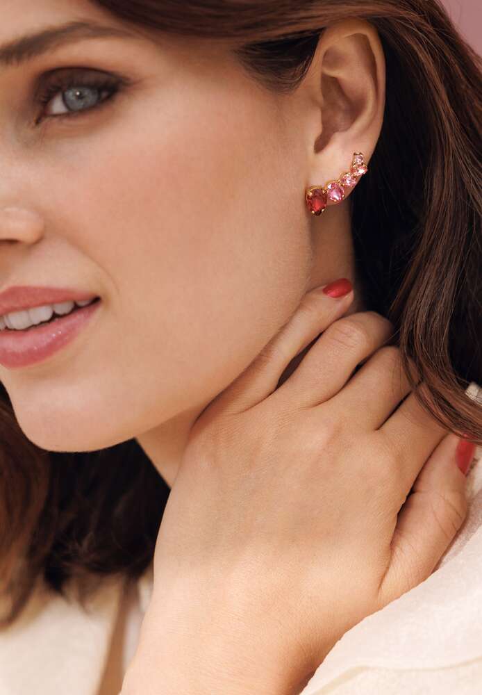 Julie Earrings Scarlet