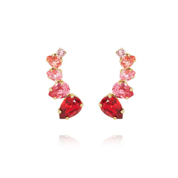 Julie Earrings Scarlet